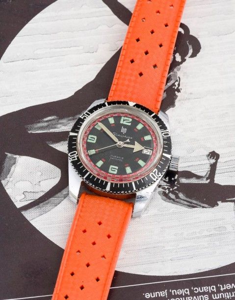 LIP (SPORT PLONGEUR - DAUPHINE ANTICHOC), vers 1970
Une des rares montres de plo&hellip;