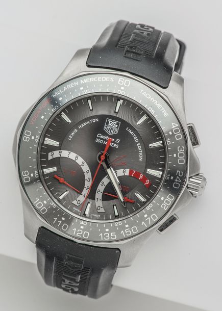 TAG HEUER (CHRONOGRAPHE LINK S / MAC LAREN), vers 2008 

Chronographe de pilote &hellip;