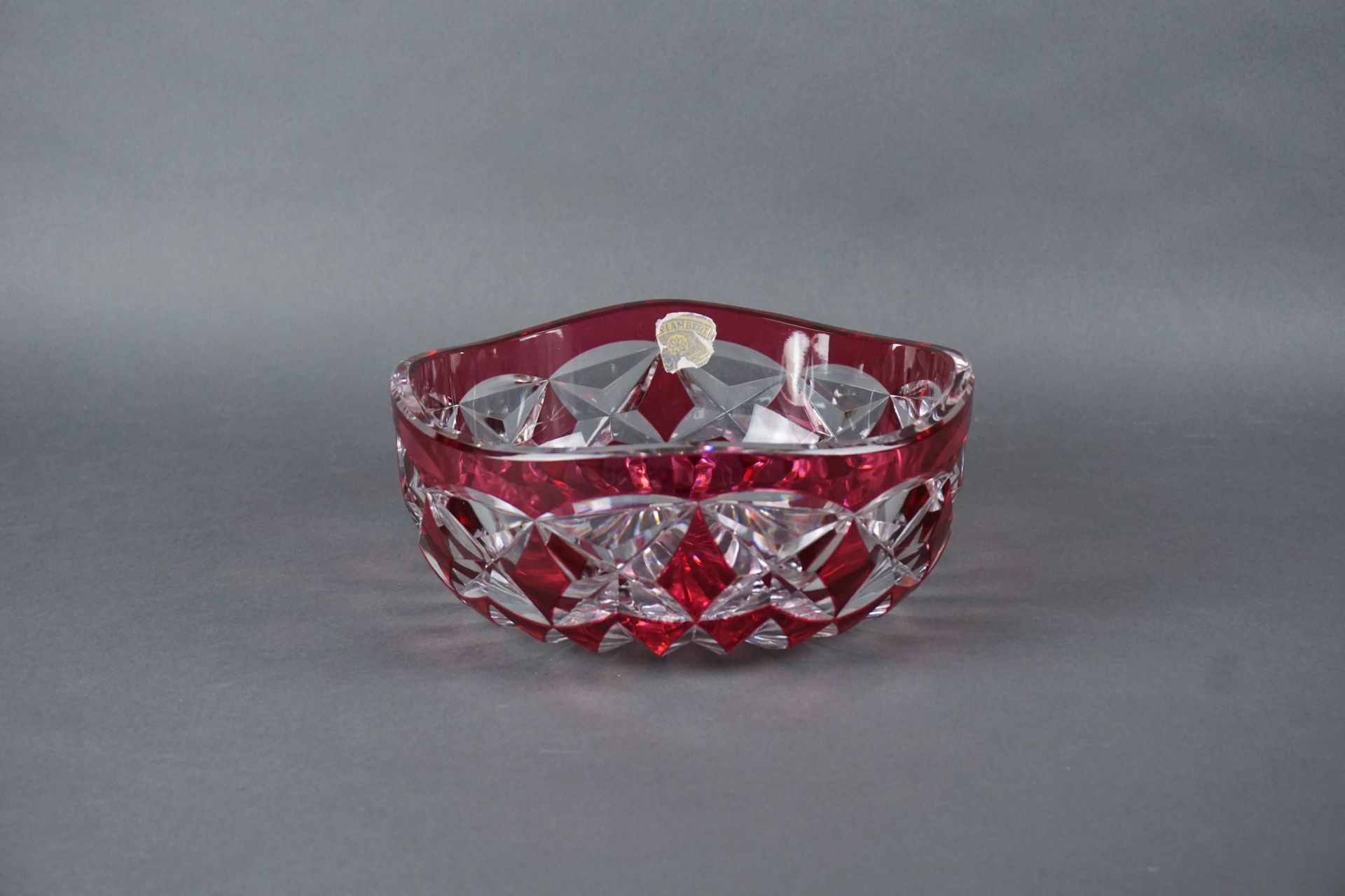 Null Val-Saint-Lambert crystal bowl. Diameter : 23 cm