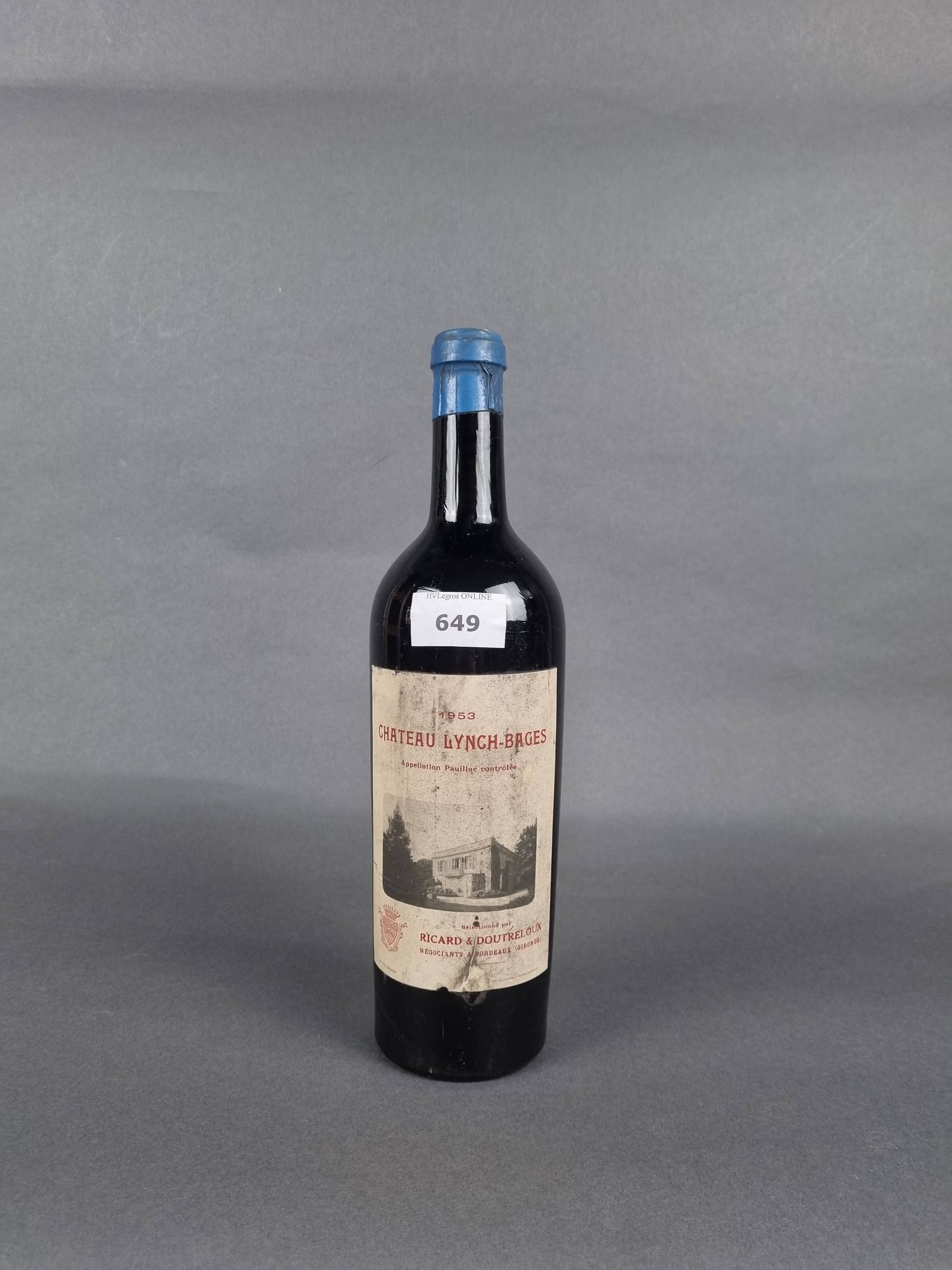 Null 1 bouteille de Château Lynch-Bages 1953