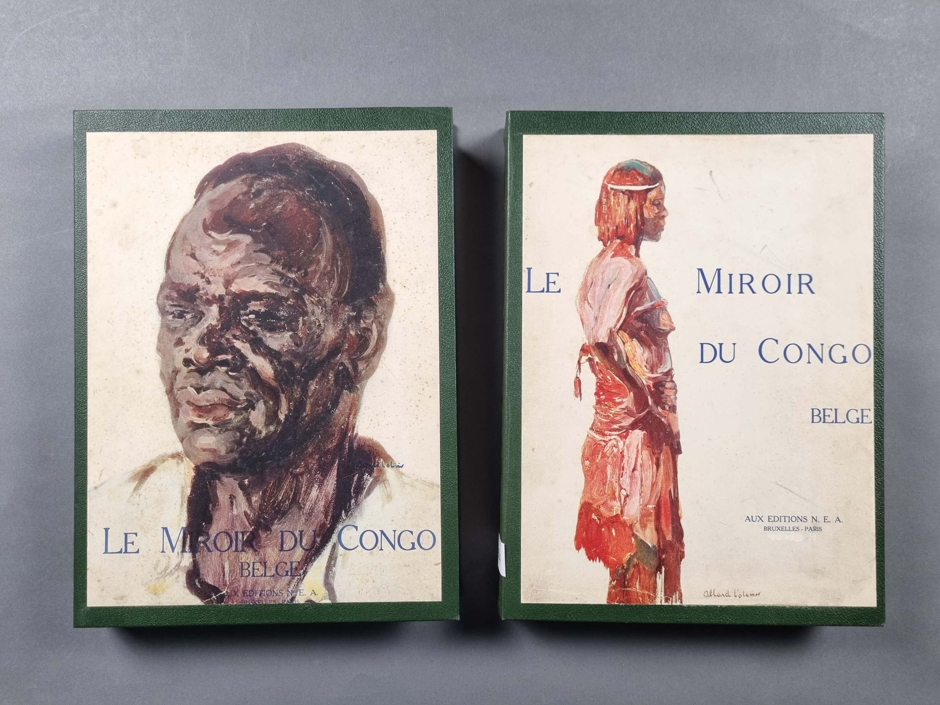 DAYE (Pierre) et al. : Le miroir du Congo Belge. Tomes I et II. Editions N.E.A. &hellip;
