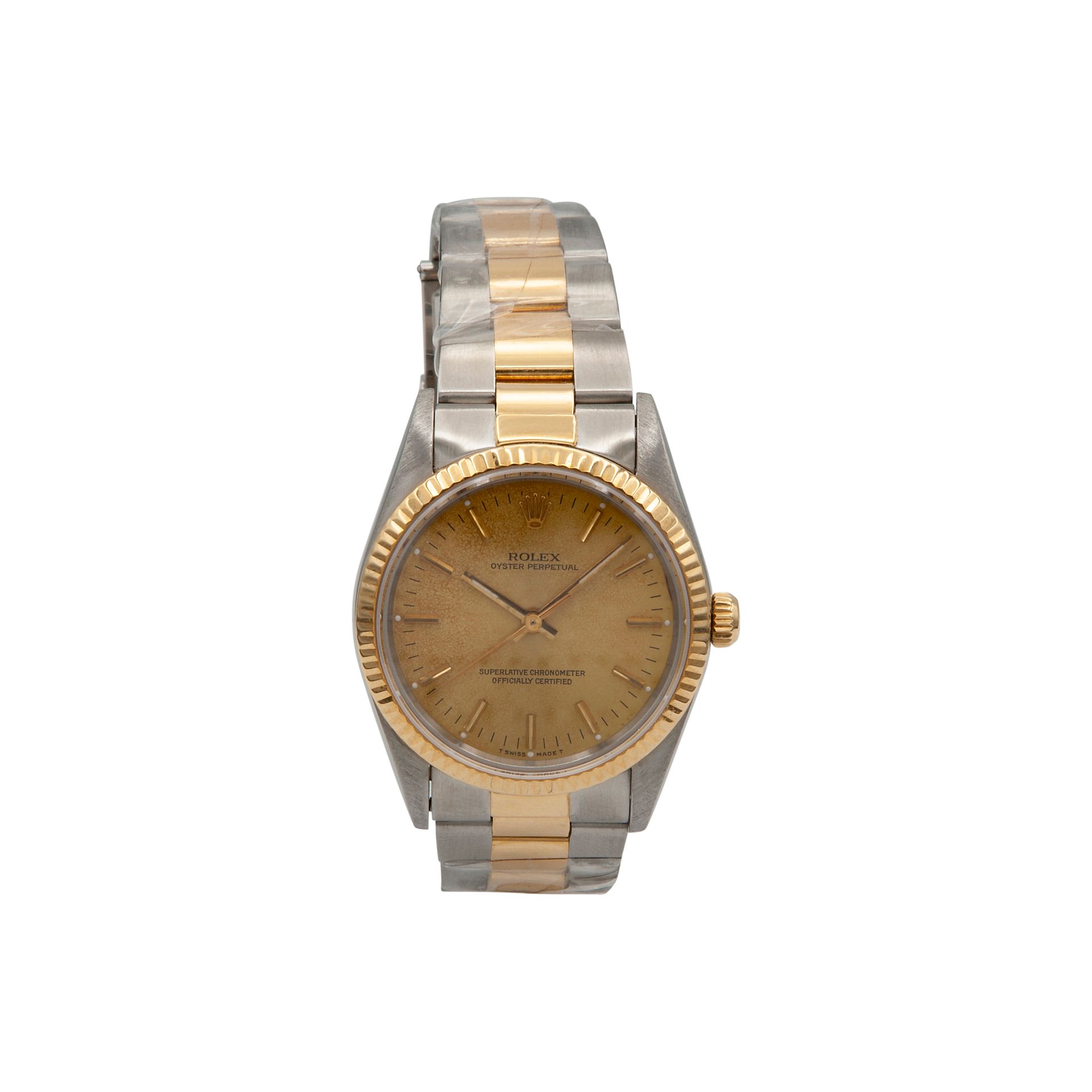 Null Reloj de pulsera Rolex Oyster Perpetual, 34 mm, en acero y oro. Movimiento &hellip;