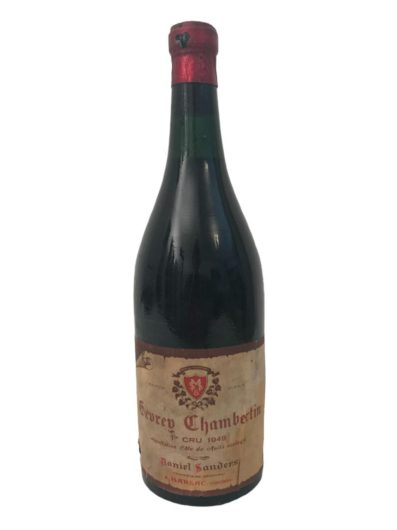 Null 1 Flasche GEVREY CHAMBERTIN (D.Sanders) 1949 - Schön