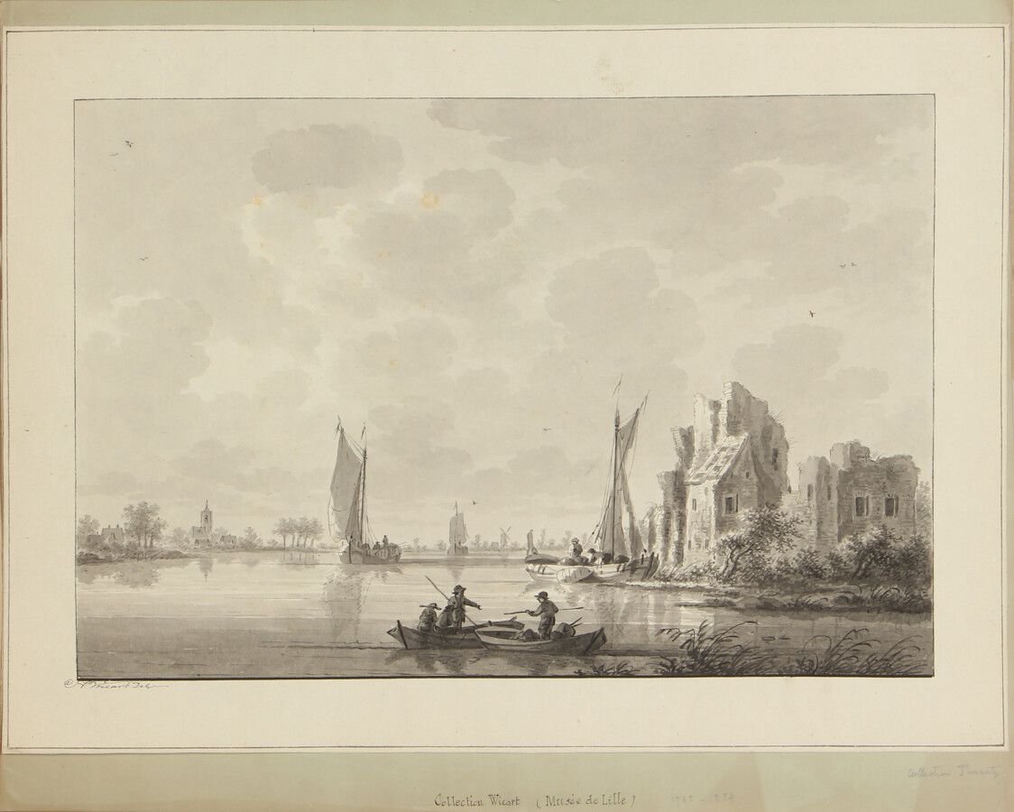 Null NICOLAS WICART (1748-1815)

Paysage fluvial

Lavis gris, signé en bas à gau&hellip;