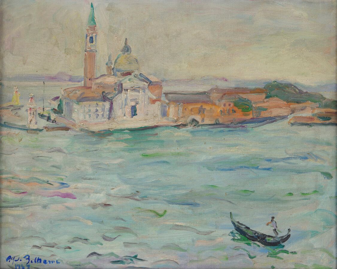 Null ALFREDO BELTRAME (XXe SIÈCLE)

Vue de Venise

Huile sur toile, signée et da&hellip;