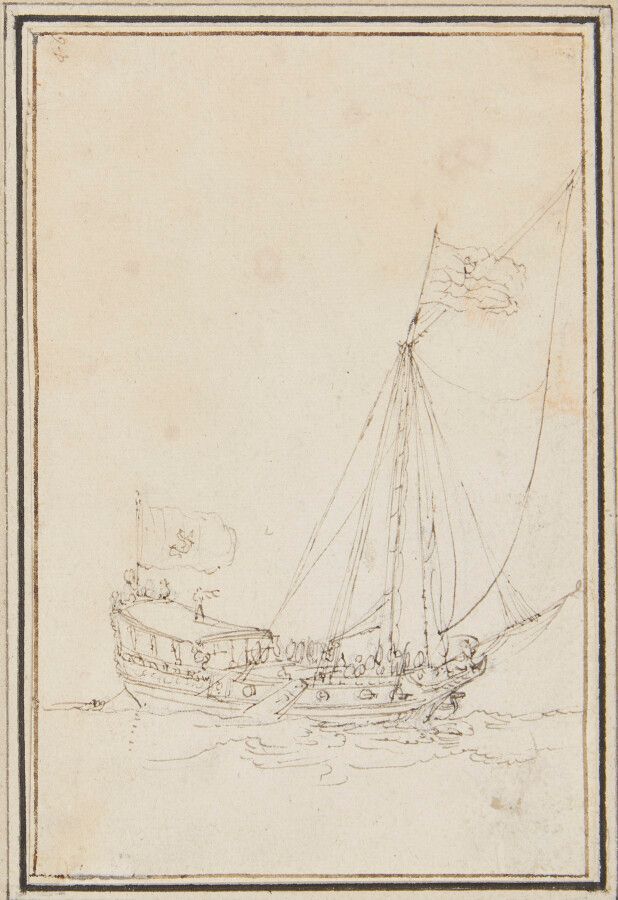Null ATTRIBUÉ À REINIER NOOMS DIT ZEEMAN (1612-1673)

Etude de bateau

Plume, pi&hellip;