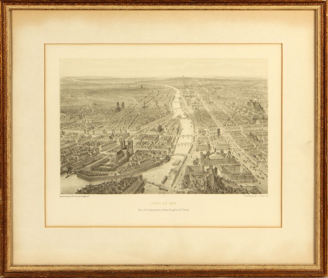 Null NACH BENOIST VON ARNOUT

Ansicht von Paris im Jahr 1860

Lithographie in Fa&hellip;