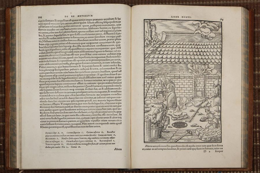 Null [AGRICOLA (Georgius)]. Georgii Agricolae De Re metallica libri XII. []. Eiv&hellip;