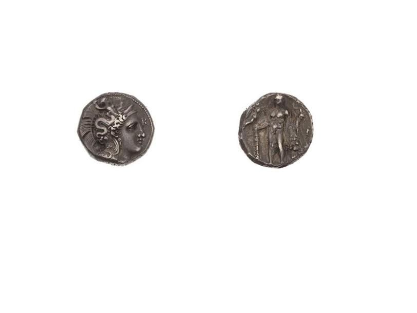 Null ITALIE - LUCANIE 
Héraclée (281-268 av. J.-C.) 1. Didrachme. 7,84 g. Tête d&hellip;