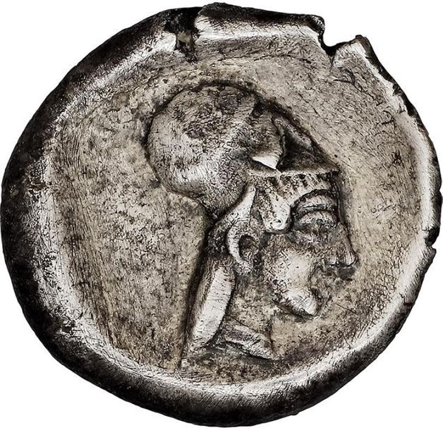 Null CORINTHIE
CORINTHE (520-480 av. J.-C.) 
atère. Tête d'Athéna à droite, coif&hellip;