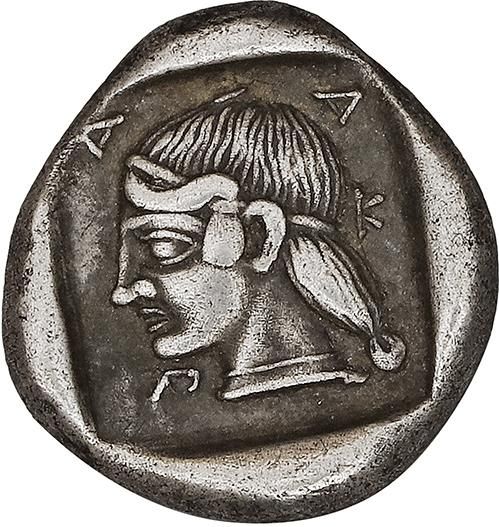 Null ARCADIE
LIGUE ARCADIENNE (490-417 av. J.-C.) 
Hémidrachme. 2,80 g Zeus Lyca&hellip;