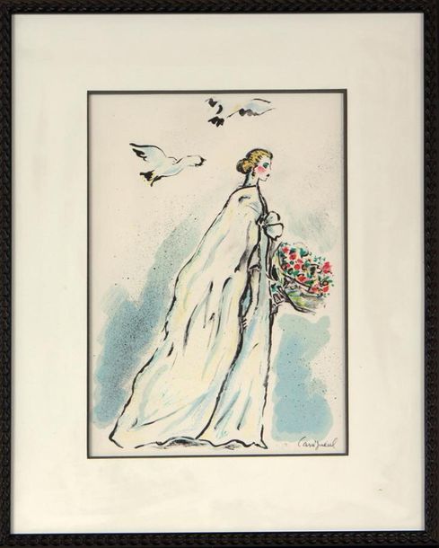 Null CASSIGNEUL
La Mariée
Lithographie en couleurs, signée
Haut. 24,5 cm - Larg.&hellip;