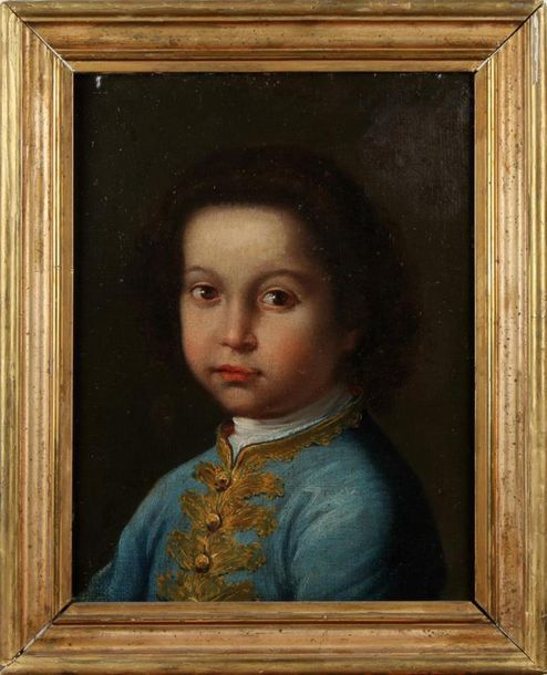 Null ÉCOLE FRANÇAISE DU XVIIIe SIÈCLE
Portrait d'enfant à la veste bleue
Huile s&hellip;