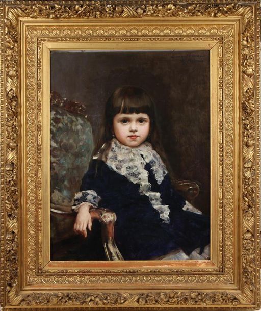 Null RAIMUNDO DE MADRAZO Y GARRETA (1841-1920)
Portrait d'un enfant de la famill&hellip;