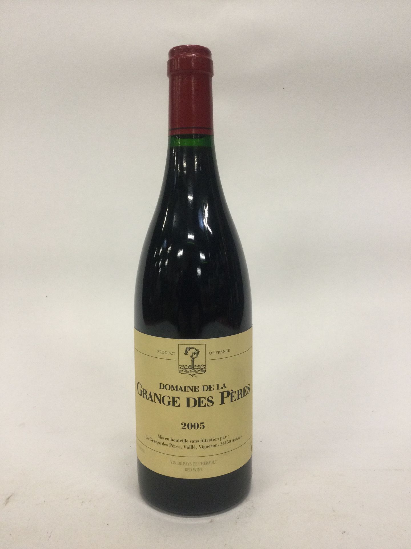 Null 1瓶Domaine de la GRANGE DES PERES (ROUGE) 2005