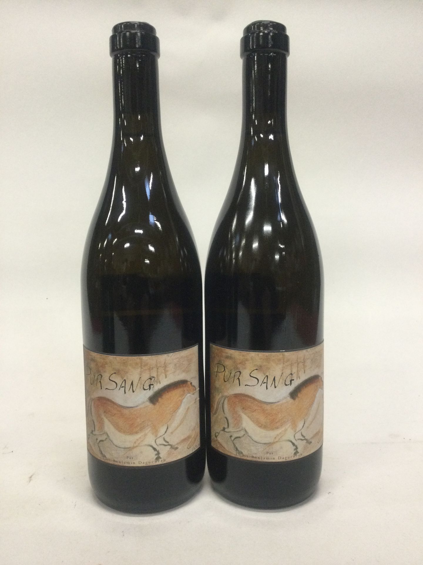 Null 2 Bottles PUR SANG smoked white pouilly domaine D. DAGUENEAU 2014