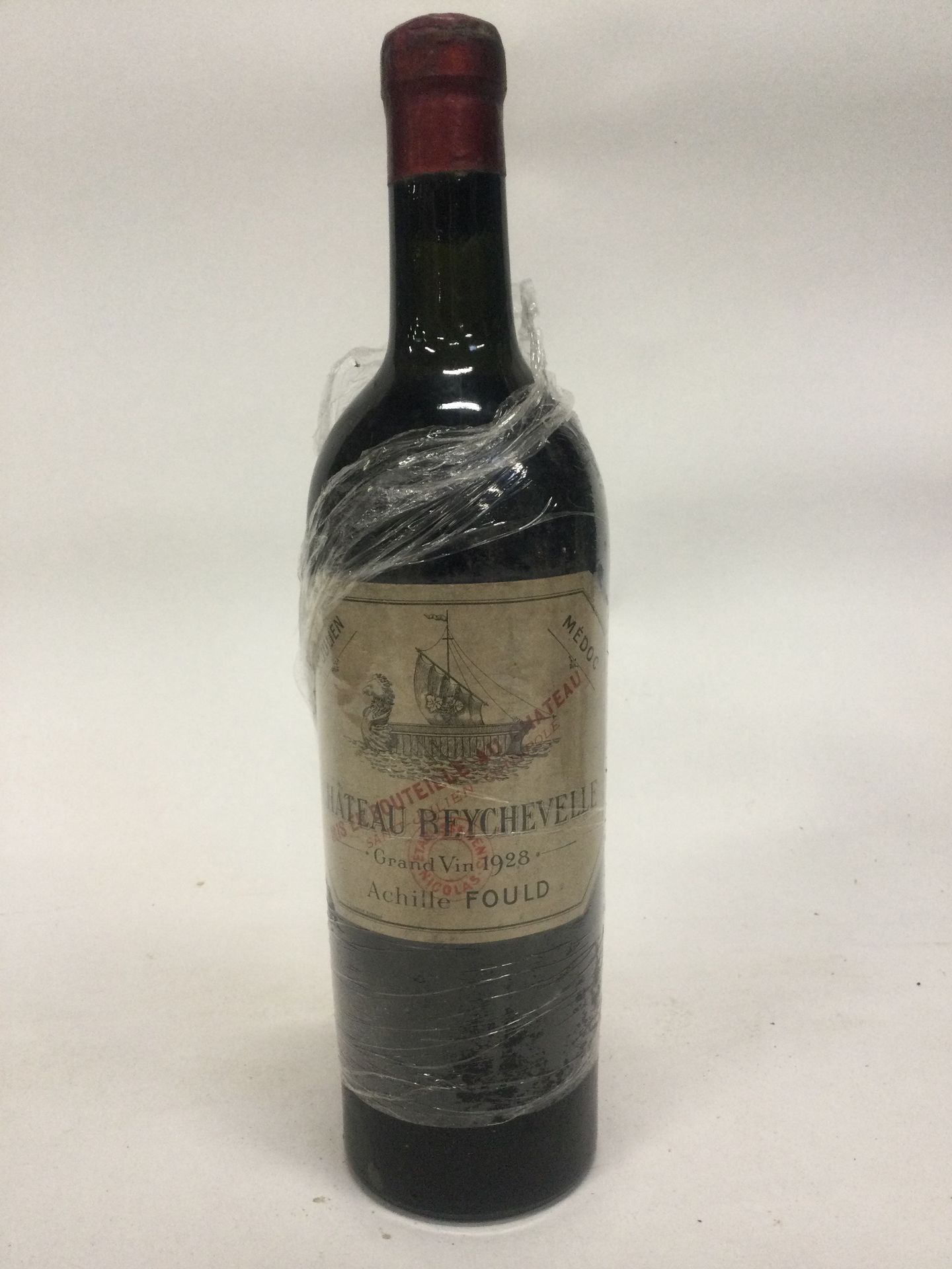 Null 1 bottle Château Bechevelle, 1928 ( high shoulder )