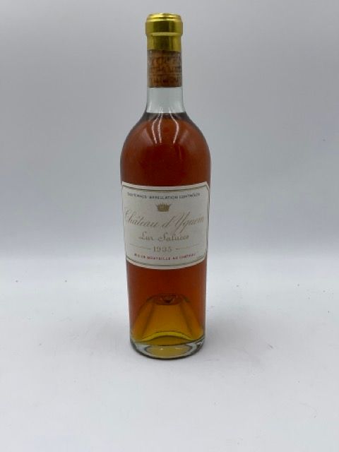 Null 1 Flasche CH. D'YQUEM, 1° cru supérieur Sauternes 1935 (Kapsel ohne Jahrgan&hellip;