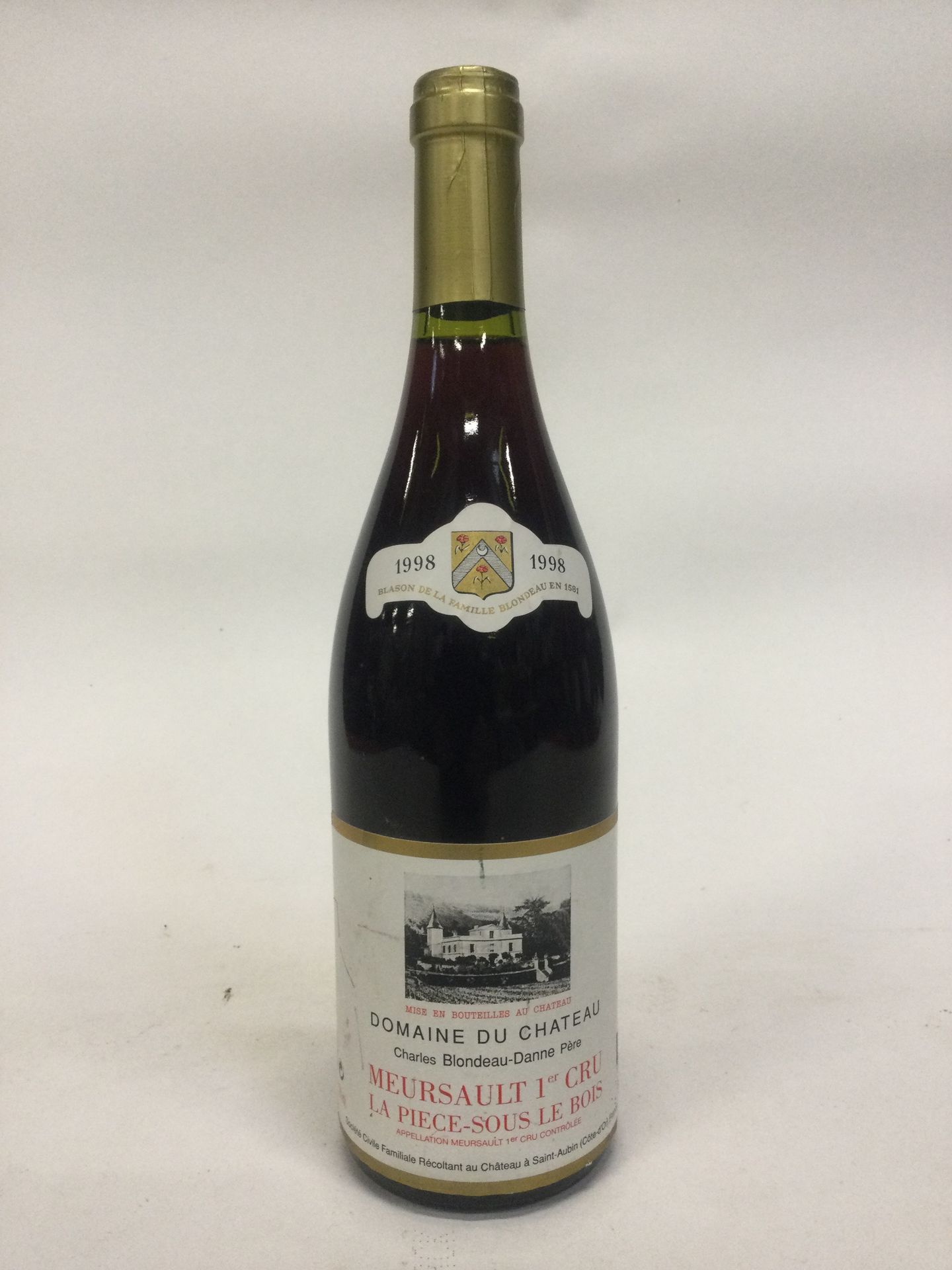 Null 1瓶MEURSAULT 1er Cru, Domaine Charles BLONDEAU-Danne Père, Burgundy, 1998.