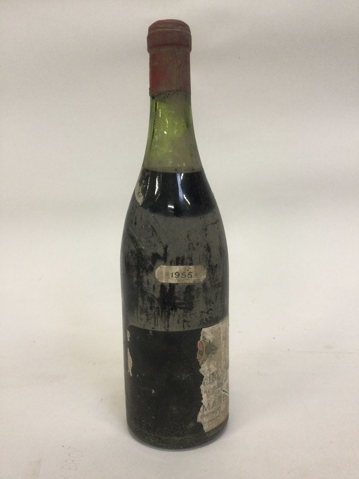 Null 1瓶BONNES MARES Bouchard père et fils 1955（标签破损和丢失，年份清晰）。