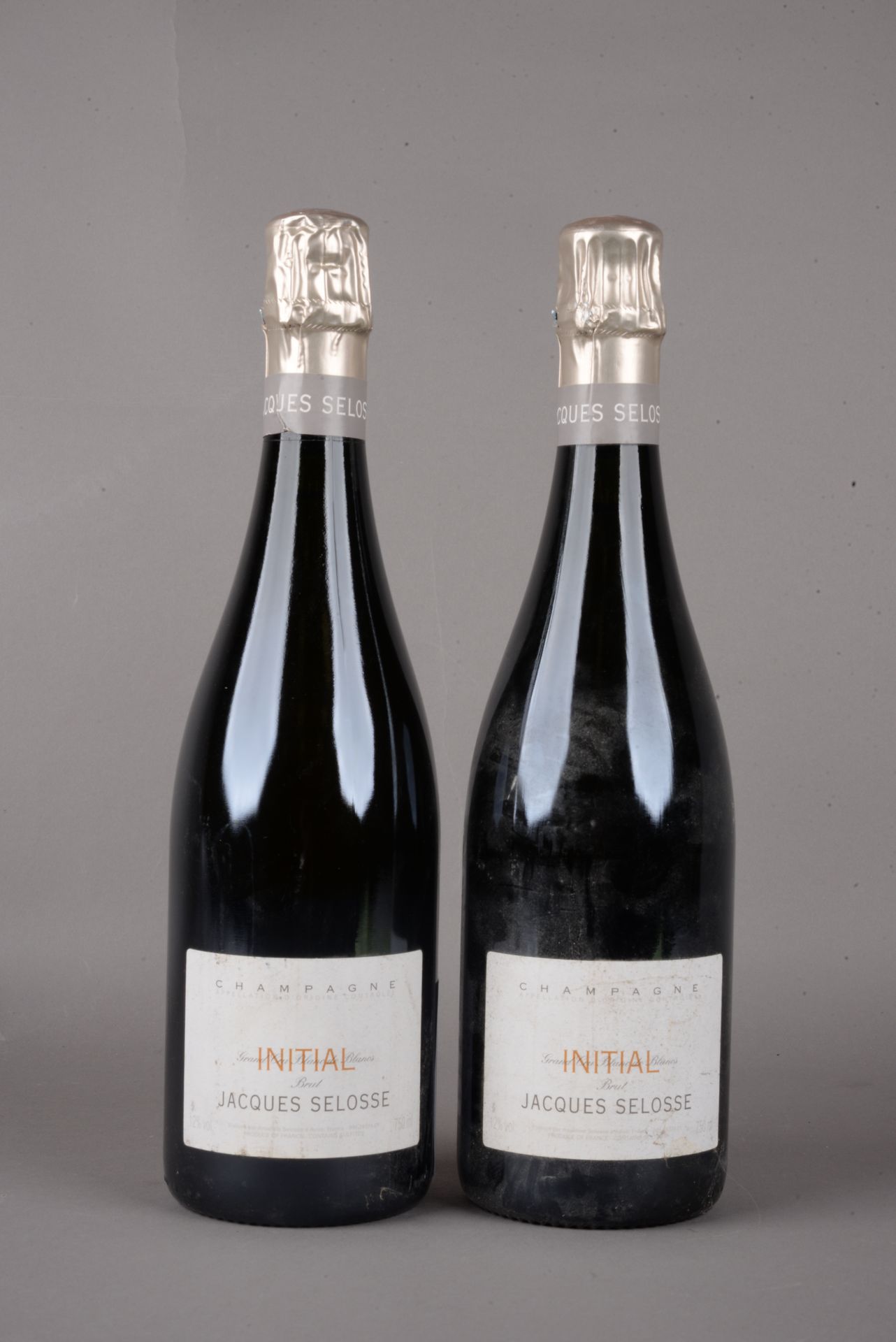 Null 2 bouteilles CHAMPAGNE "Grand Cru Blanc de Blancs", Jacques Selosse (Initia&hellip;