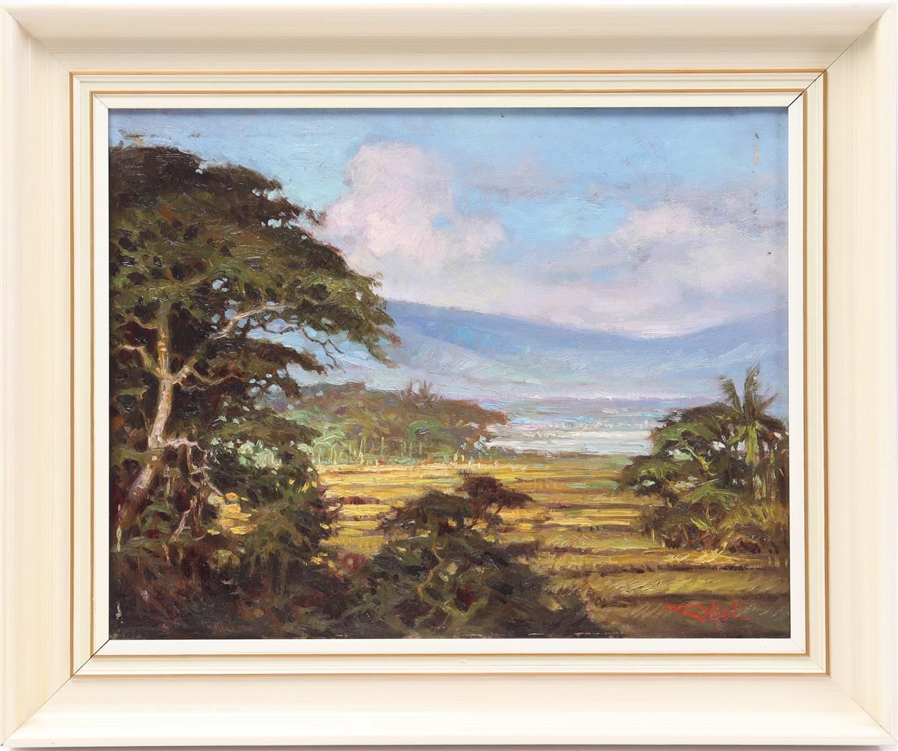 R Hadi R-哈迪 (1958-)

爪哇中部三宝垄的安巴拉瓦景观，帆布40x50厘米