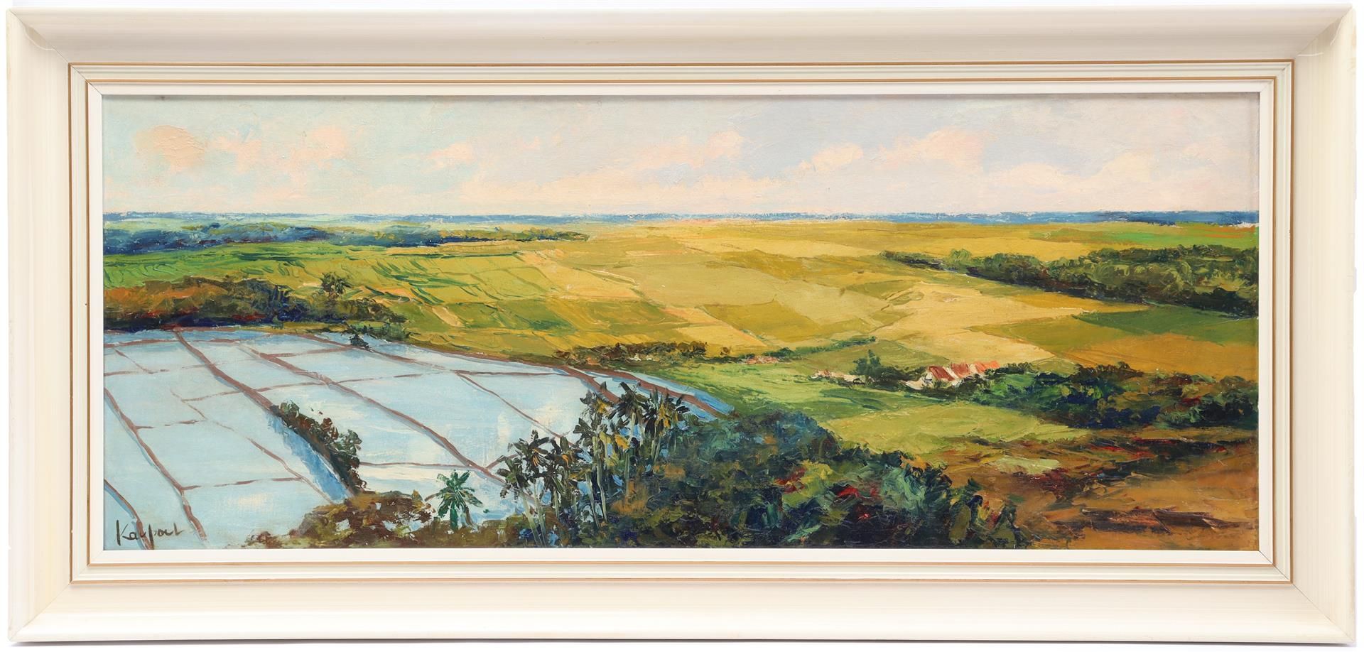 Sujatno Koempoel Sujatno Koempoel (1912-1987)

Paysage avec sawah, toile 40x100 &hellip;