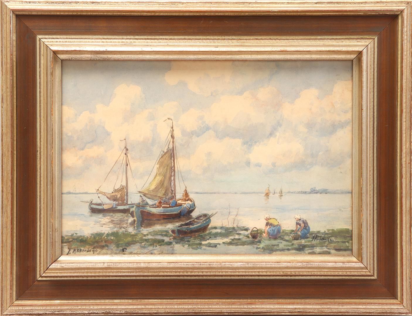 Johannes Akkeringa Johannes Akkeringa (1861-1947)

Vista del lago con barcos con&hellip;