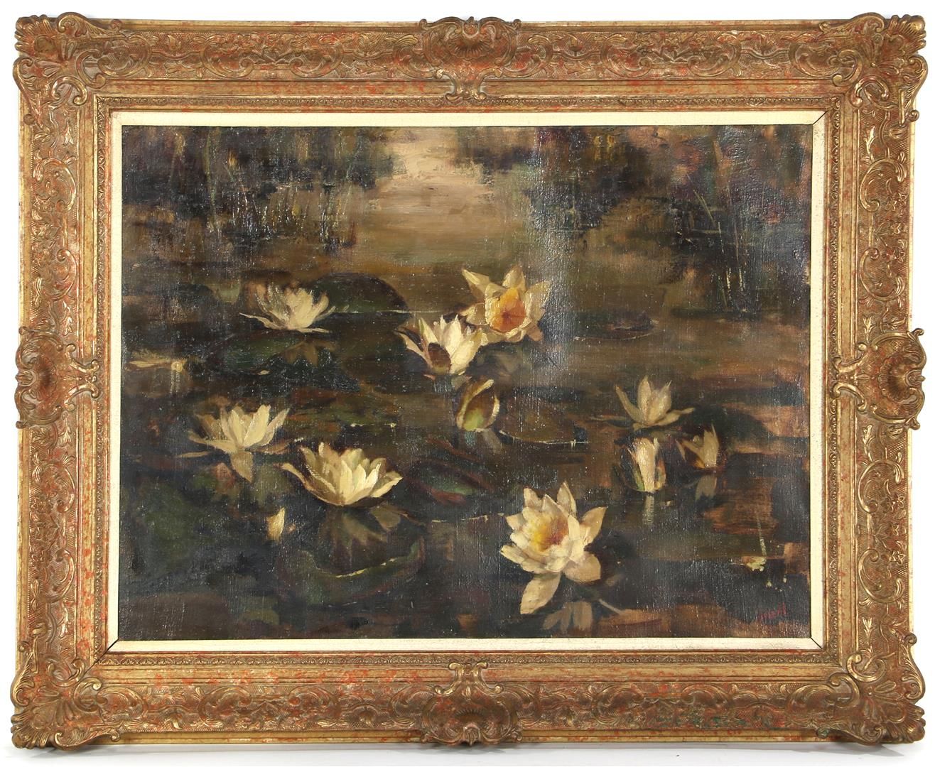 Zacharias Simons Zacharias Simons (1910-1981)

Water lilies, canvas 61x81 cm in &hellip;