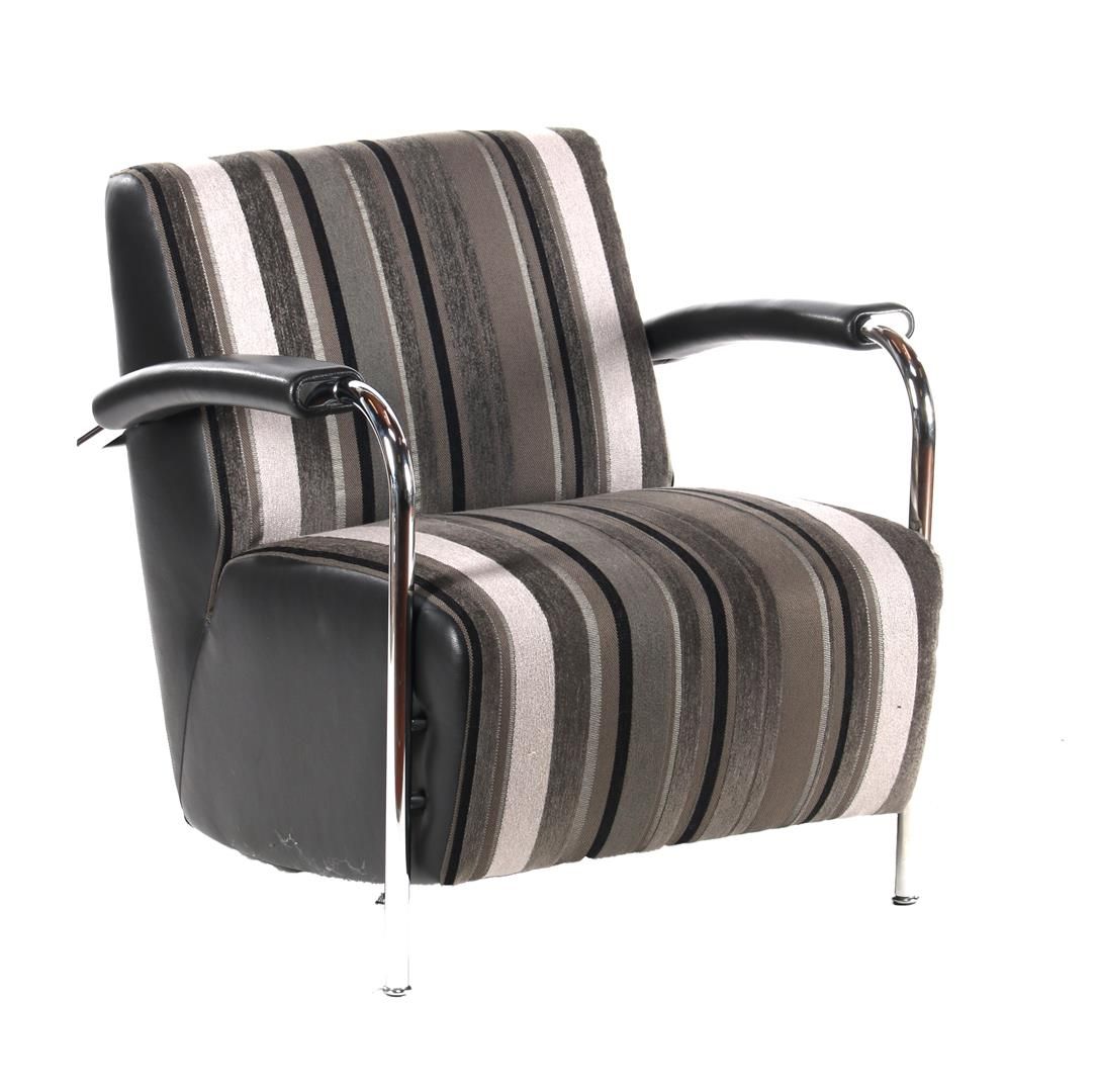 Gerard Vollenbrock Gerard Vollenbrock (1949-)

Leolux armchair with striped upho&hellip;