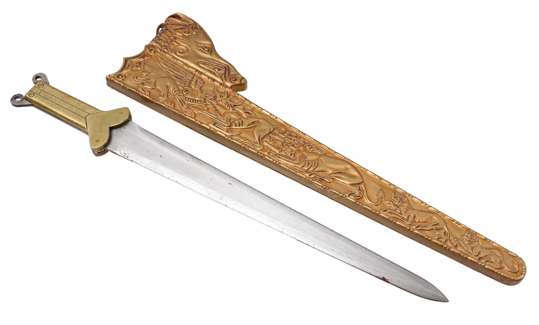 Null Large decorative Scythian sword (Akinak) after the example of Greek antiqui&hellip;