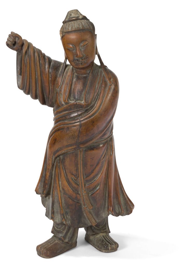 Null Une sculpture de guerrier en bois, Chine, XVIIIe-XIXe siècle
Représenté deb&hellip;