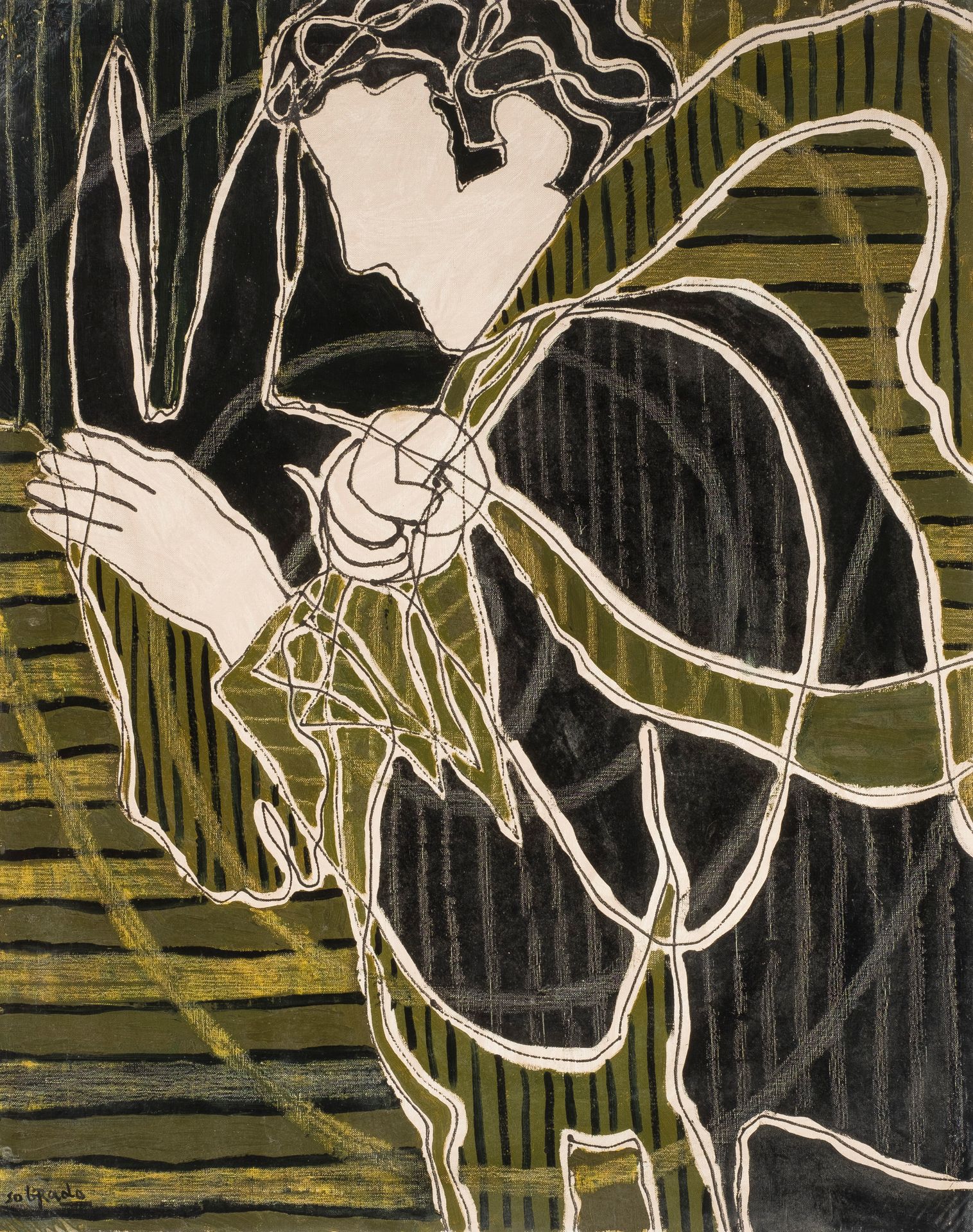 SOBRADO, Pedro (1936) Óleo sobre lienzo. Firmado en el ángulo inferior izquierdo&hellip;