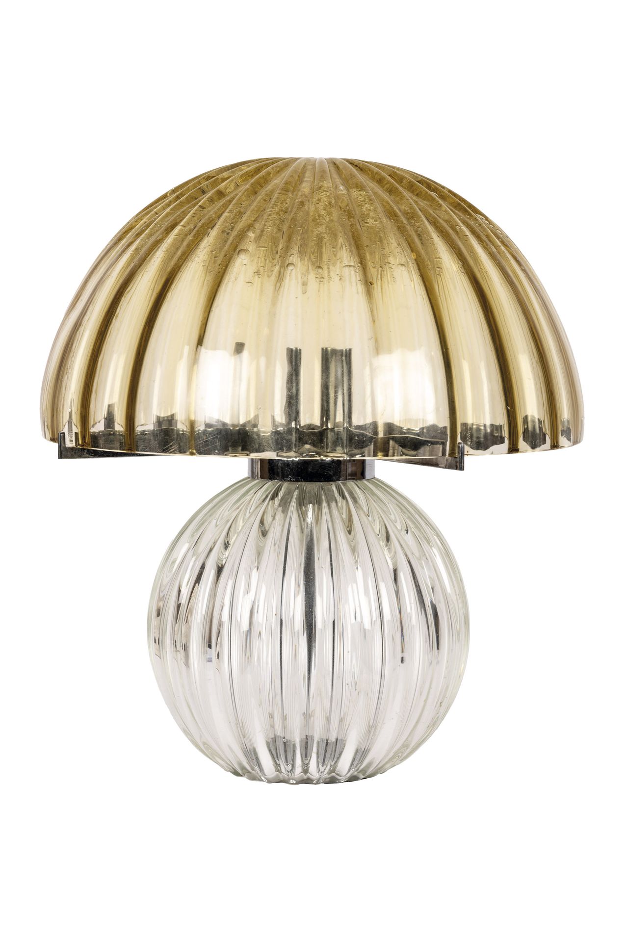 Null Grande lampe de table en verre soufflé de Murano, dans sa couleur et dans d&hellip;