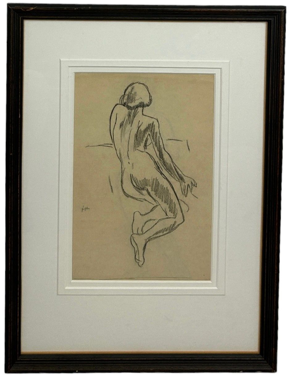 Null SAMUEL PEPLOE (SCOTTISH 1871-1935): A PENCIL DRAWING ON PAPER DEPICTING A N&hellip;