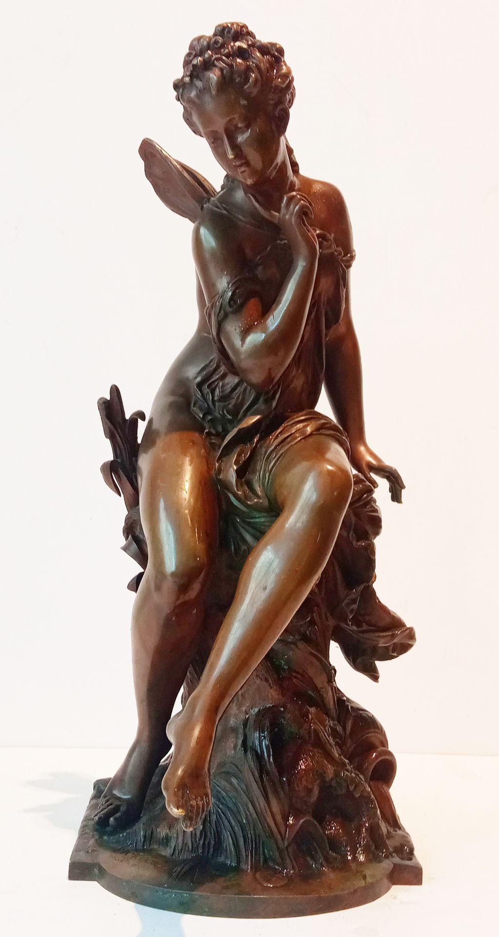 Escultura en bronce "Libelulle" Mathurine Moreau. Finales Siglo XIX ppos. XX Mat&hellip;