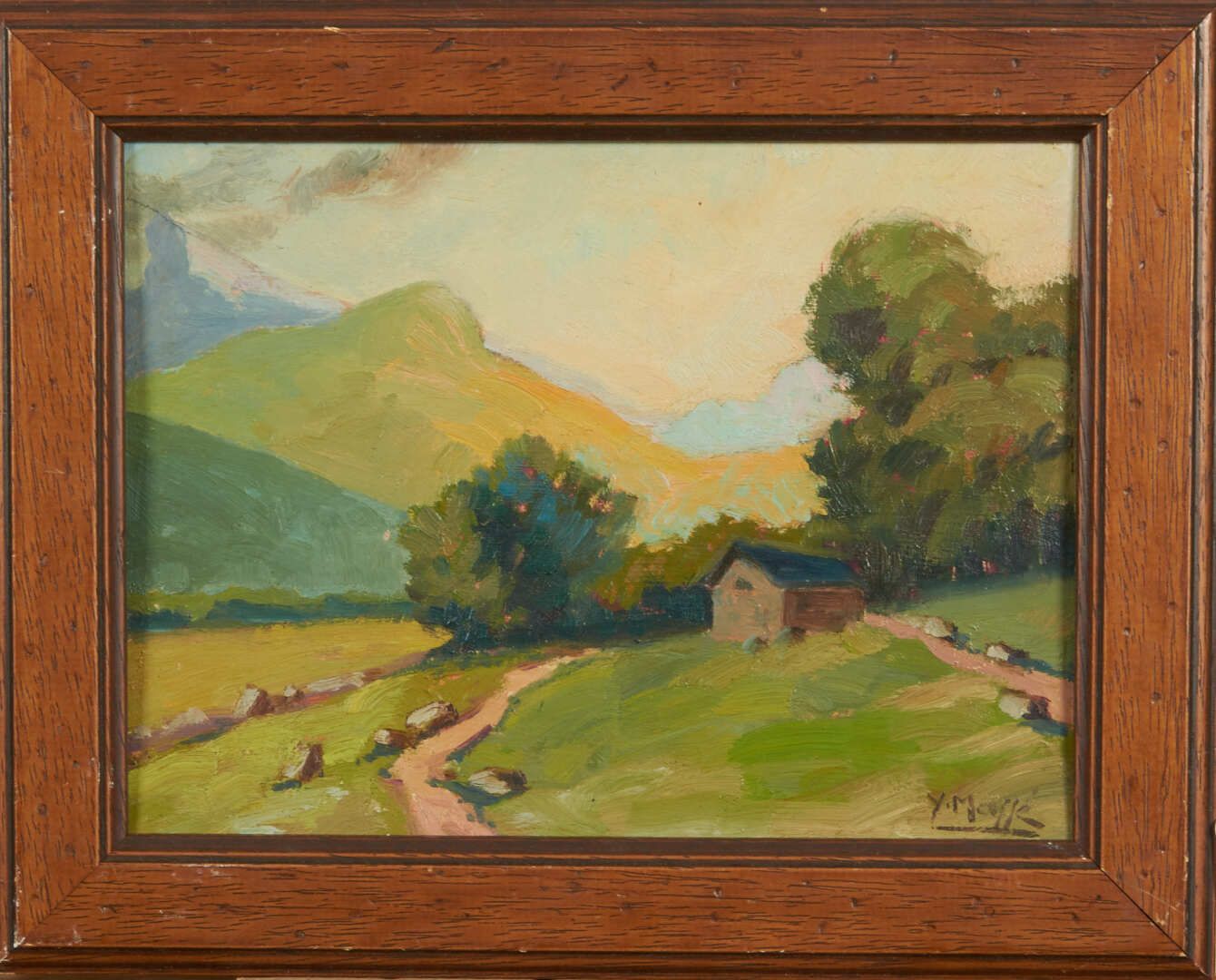 Null MASSE Yvon (1892-1957)

"Paysage basque" huile sur carton signée en bas à d&hellip;