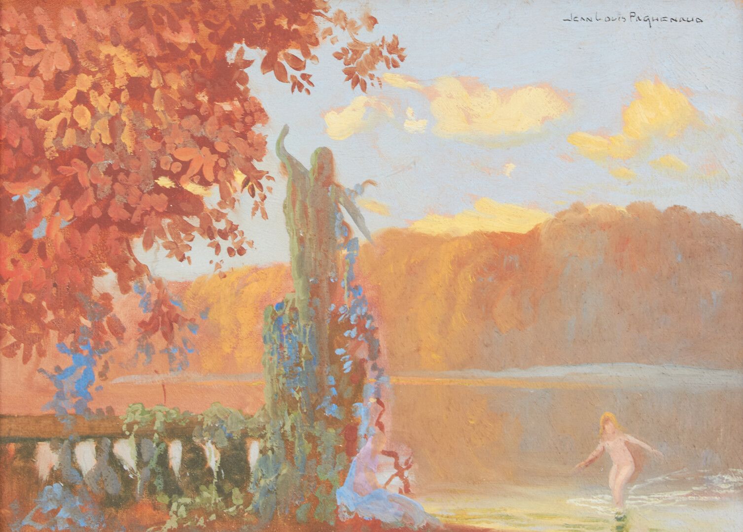 Null PAGUENAUD Jean-Louis (1876-1952)

"Baigneuse sortant du lac" huile sur cart&hellip;