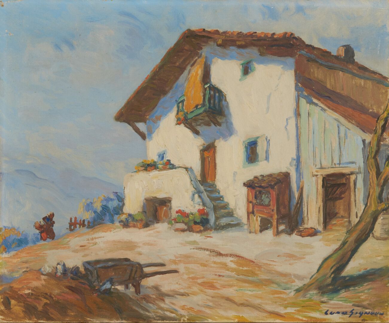 Null GIGNOUX Ludovic (1882-?)

"La ferme" huile sur toile signée en bas à droite&hellip;
