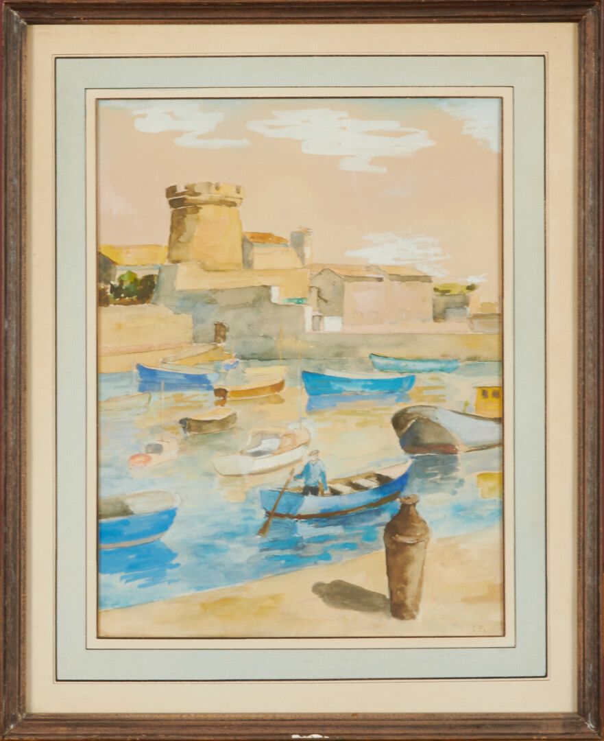Null FAURE Jean (1913-1991) 

"Le fort de Socoa" aquarelle sur papier signée en &hellip;
