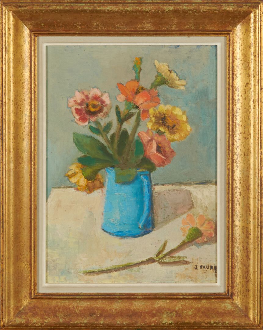 Null FAURE Jean (1913-1991)

"Bouquets" huile sur carton double face signée en b&hellip;