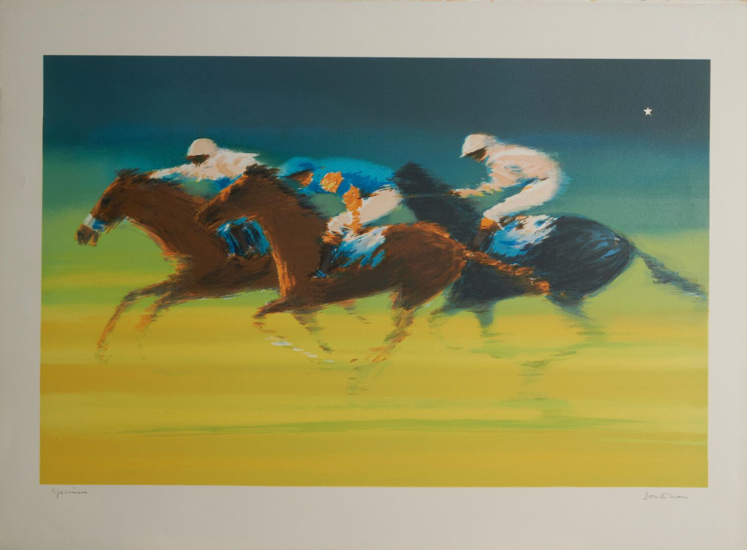 Null DOUTRELEAU Pierre (born in 1938)

"The race" lithograph signed on the botto&hellip;