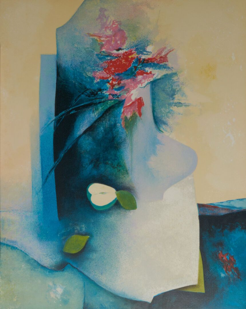 Null GAVEAU Claude (born in 1940)

"The opaline" lithograph out of trade - 70x56