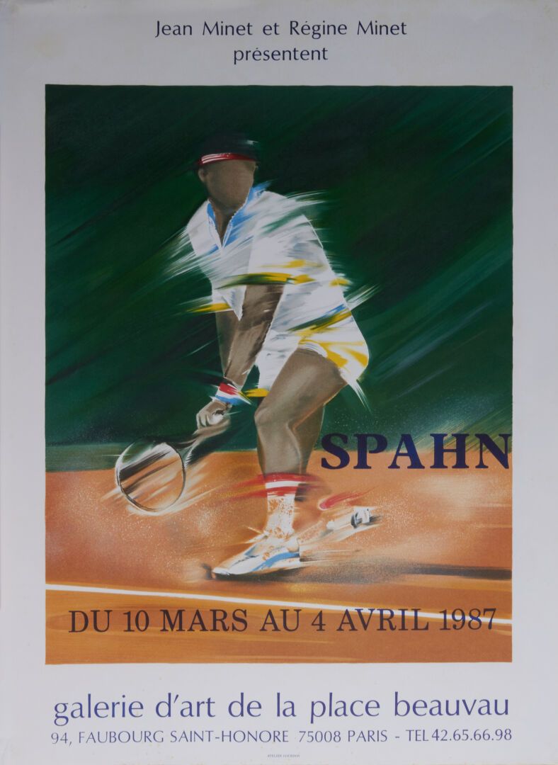 Null Plakat für die Ausstellung von Victor Spahn in der Galerie Place Beauvau vo&hellip;