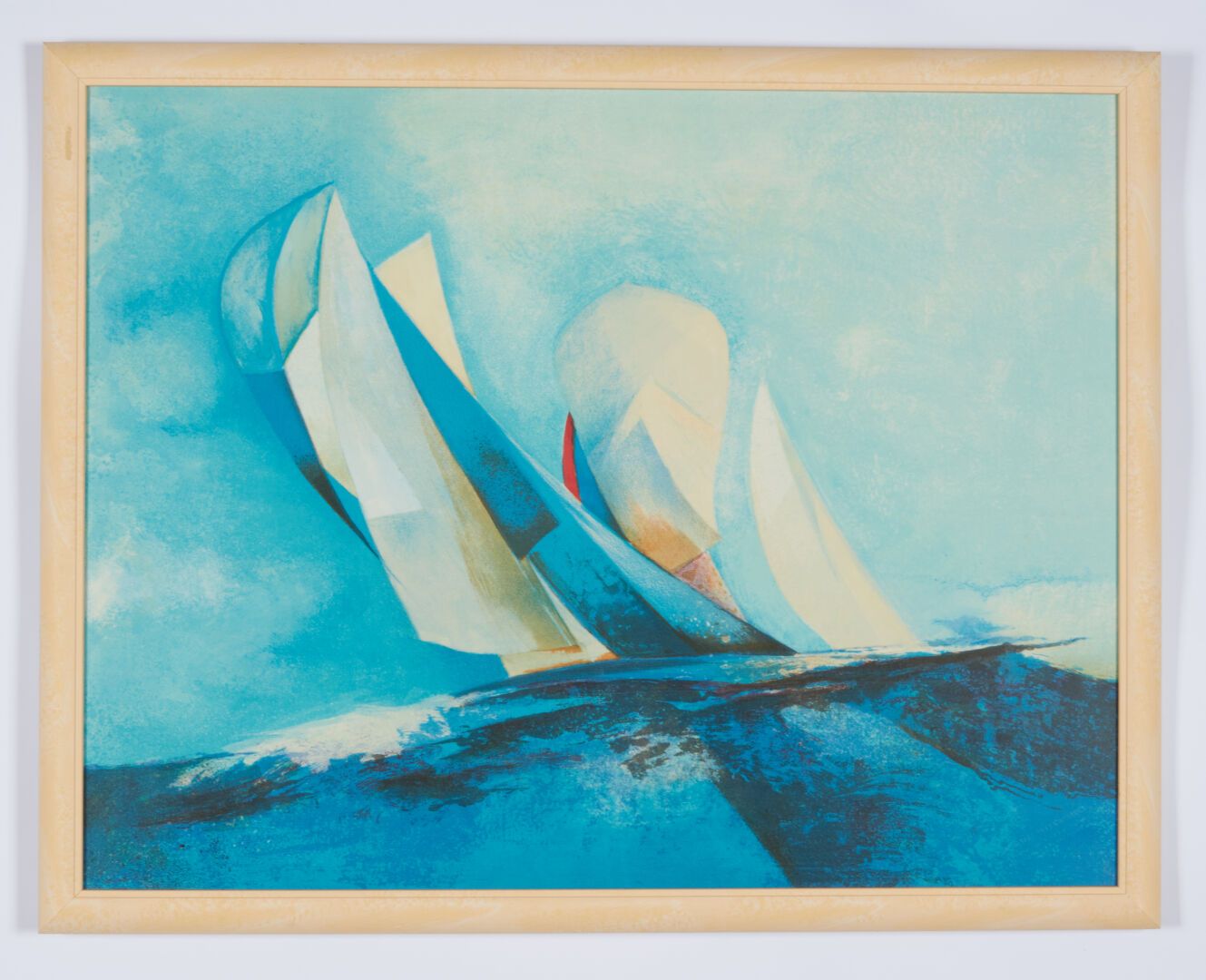 Null 现代学校

"帆船 "印刷品 - 54.5 x 71