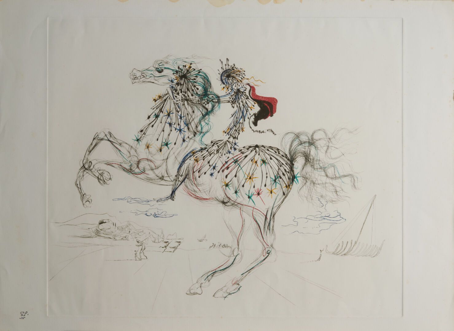 Null DALI 萨尔瓦多 (1904-1989)

"骑手 "印刷品 - 49x59