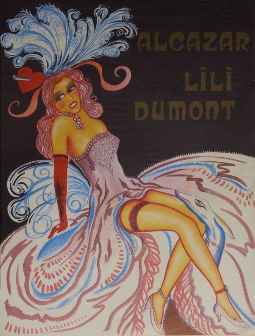 Null ALCAZAR "Lili Dumont"

Affiche de cabaret - 63,5x48