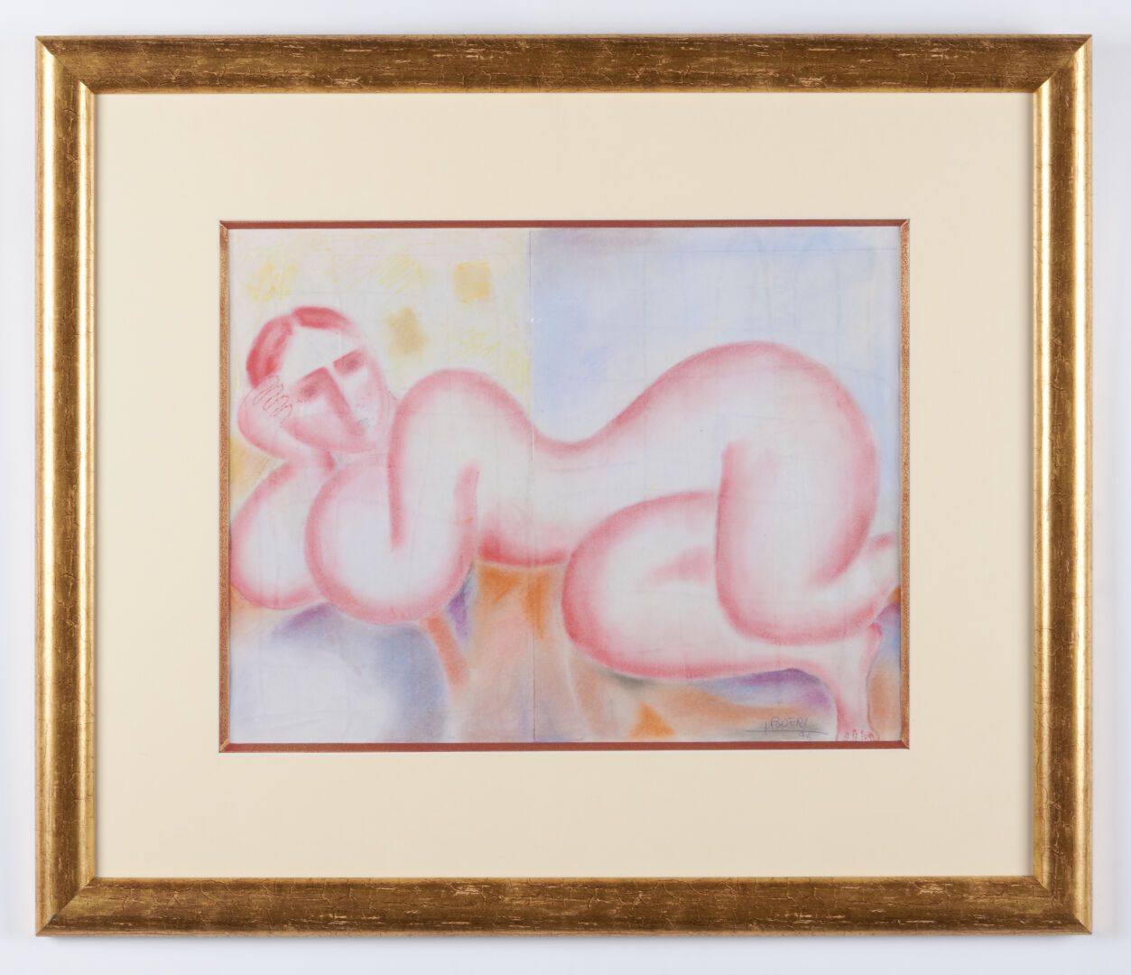 Null BOERI Jacques (1929-2004)

"Odalisque" watercolor and pencils signed down r&hellip;