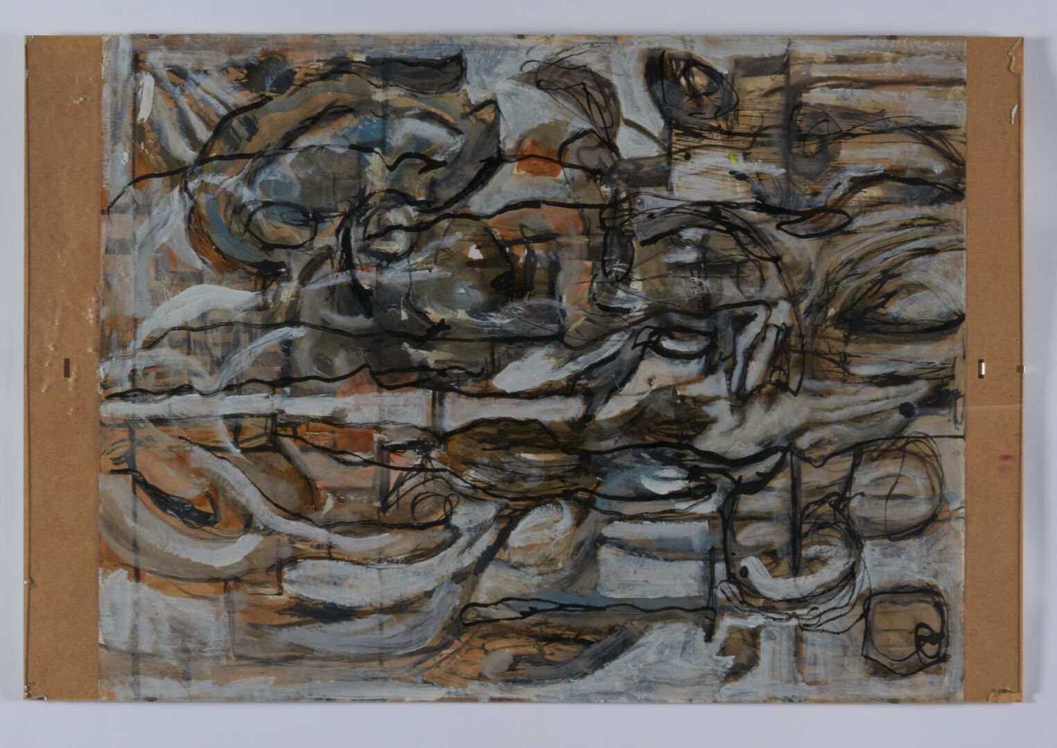 Null CUTLER Simon (1949-2018) 

"Composition" mixed technique on paper - 50x64

&hellip;