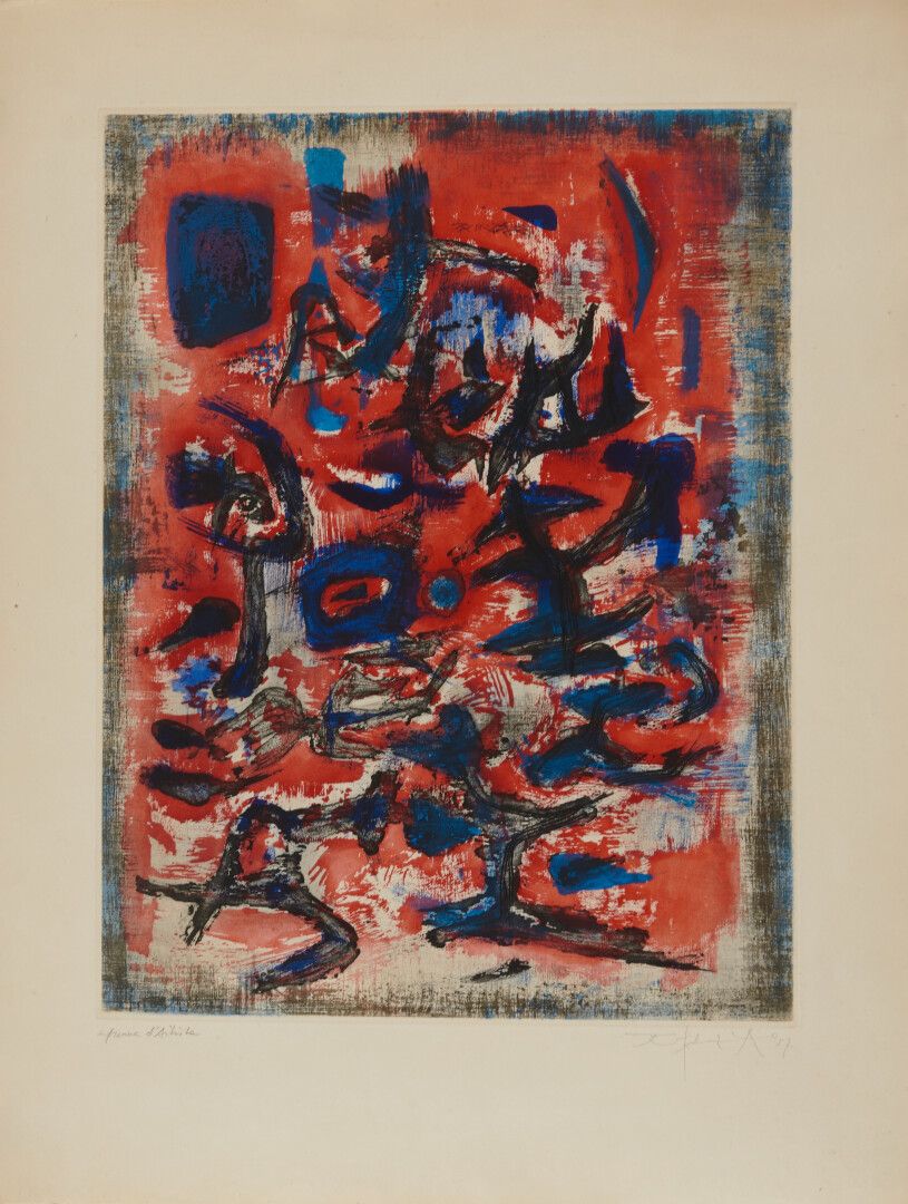 Null ZAO Wou - Ki (1921-2013)



Signs in motion. 1957



Etching in colours on &hellip;